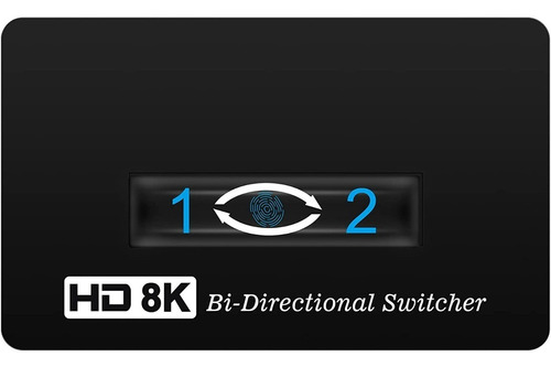 Switch Hdmi 2x1 Divisor Hdmi 8k/4k @60hz Hdmi Bidireccional
