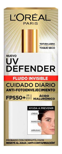 Loreal Crema Fluido Invisible Uv X50ml 