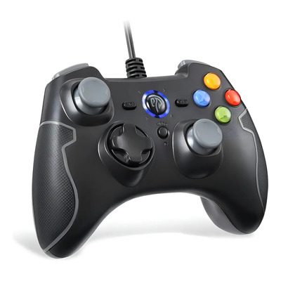 Easysmx Control Alambrico Joystick Esm-9100 Pc\u002Fandroid\u002Fps3 Color Gris | Envío gratis