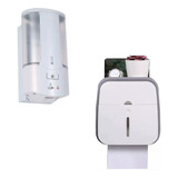 Combo Dispenser Jabón Sensor 550140 + Dispenser Papel 505507