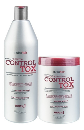 Kit Nutra Hair Controlltox 1kg - Botox Capilar 1l