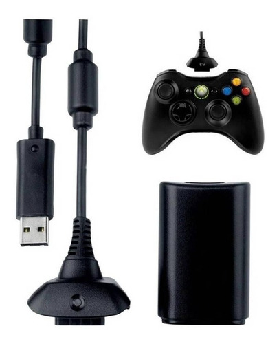 Kit De Bateria Recargable Control Xbox 360 - Hais