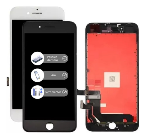 Tela Display Lcd Touch Para iPhone 8 4.7 + Película + Kit