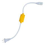 10 Conector Rectificador Clavija Para Manguera Led 110v 