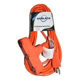 Extension Electrica Industrial 5 Metros Naranja