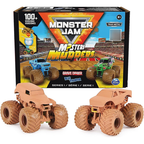 Monster Jam, Mystery Mudders 2-pack Monster Trucks
