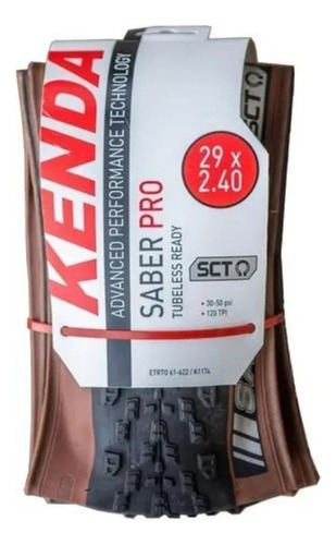 Pneu De Bike Aro 29 X 2.40 Kenda Saber Pro Kevlar Tubeless