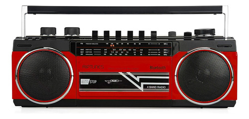 Riptunes Cassette Boombox, Retro Blueooth Boombox, Reproduct