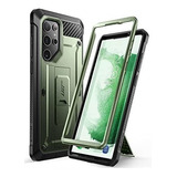 Funda Resistente Para Samsung S22 Ultra Supcase Verde