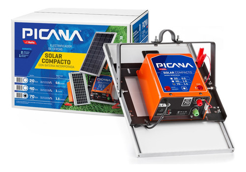 Electrificador-boyero Picana® Solar Compacto 70km (patag)