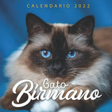 Libro: Gato Birmano Calendario 2022: Calendario 12 Meses 202