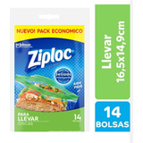 Ziploc Bolsas Multiuso Herméticas Para Llevar 14unid