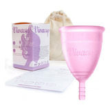 Copita Copa Menstrual Ecológica Médica 100% Hipoalergénica Color Rosa Talle L