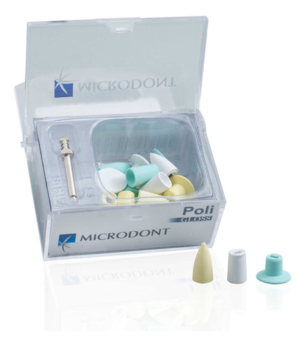 Kit - Pulidores Poli - Gloss X 18 Un + Mandril Microdont