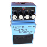 Pedal De Efeito Boss Super Chorus Ch-1  Azul