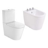 Combo Sanitarios Roca Inspira Rimless Inod+moch+bidet 3a