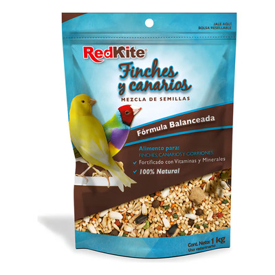 Mezcla De Semillas Para Canarios Y Finches Redkite 1 Kg Fortificada Con Vitaminas Y Minerales Con Ingredientes Naturales Para Aves Adultas De Ornato | Envío gratis