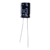 10 Piezas Capacitor Electrolítico 25v - 470uf