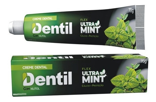 Kit 24 Creme Dentil Ultra Mint  Sem Flúor Parabenos Vegano 