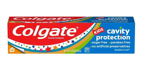 Colgate Kids Anticaries 0.25% Flour 76grs. 