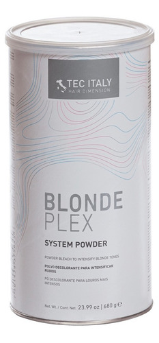  Blonde Plex Polvo Decolorante Tec Italy 680 G Tono Rubio Intenso