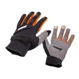 Guantes Moto Hawk Fit Negro Naranja Touch Solomototeam