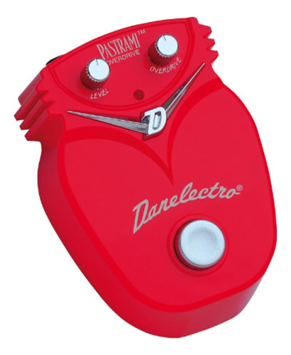  Pedal De Efecto De Guitarra Danelectro Dj-1 Overdrive Rojo