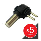 Ficha Conector Plug Hueco 5.5x2.5mm Intercambiable Fuente