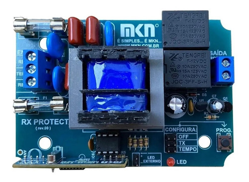 Rx Protect Portão Automático Protetor Disjuntor Anti Raio 