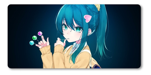 Mousepad Xl 58x30cm Cod.026 Chica Anime Lollipop