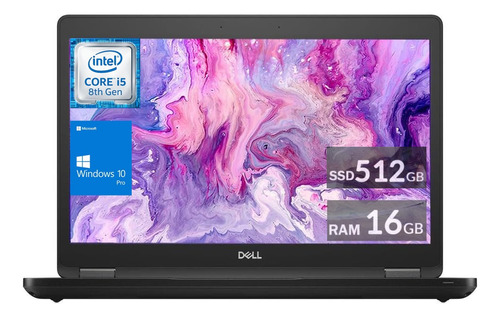 Laptop Dell Latitude 5490 Core I5 8350 16gb, 512gb Ssd, 14''