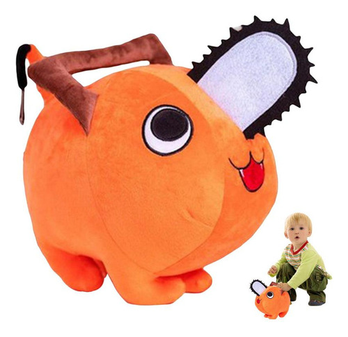 Mb Muñeco De Peluche Hombre Pochita De 40 Cm Con Motosierra