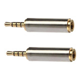 2 Piezas De 2,5 Mm Macho A 3,5 Mm Hembra Adaptador De