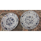 Plato Porcelana Meissen Blue Gold 24 Cm X Unidad