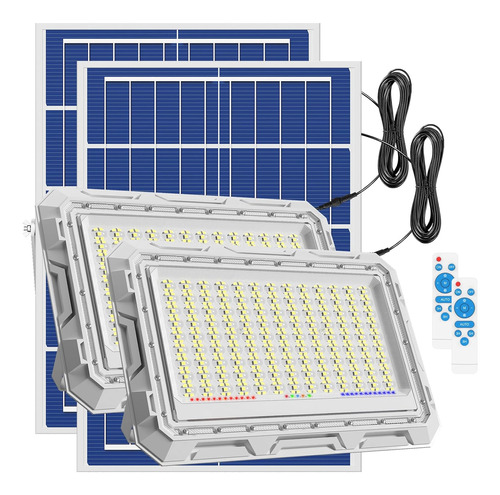 Luces De Inundación Solares De 1000 W Para Exteriores Del At