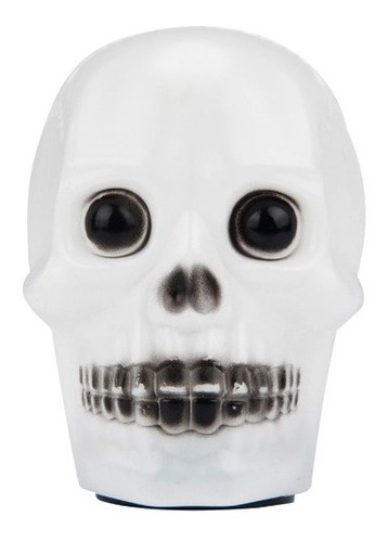 Kit 3 Enfeite Mini Caveira Cranio Led Halloween 