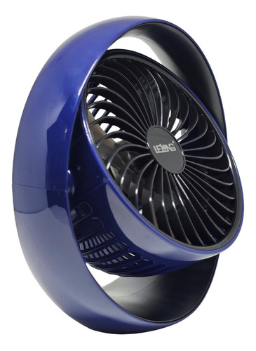 Ventilador Portátil De Mesa Rotaciona 270º Carrega Usb 3 Vel