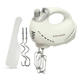 Batidora De Mano Ken Brown Kbb-250 Blanca Con Espatula Color Blanco Frecuencia 50 Hz