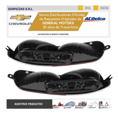Faro Antiniebla Tras Trailblazer Kit X 2 100% Chevrolet Foto 3