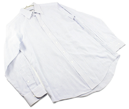 Camisa Vestir Blanca/azul Jbe Talla 38 Usado (ver Fotos) 