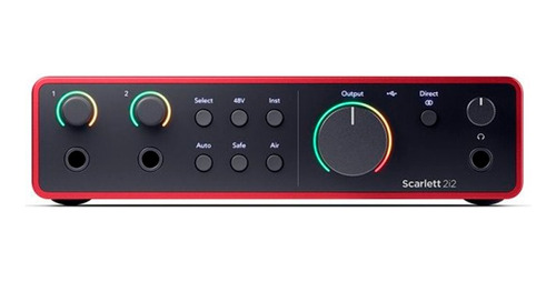 Placa Usb Focusrite Scarlett 2i2 4ta Generacion Premium