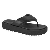 Chinelo Plataforma Salto Reto Flatform  Moleca 5489.100