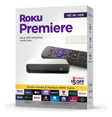 Convertidor A Smart Tv Roku Premiere Plus Full Hd 4k