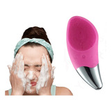 Masajeador Cepillo Silicona Recargable Limpieza Facial Profe