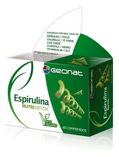 Geonat Espirulina Nutridetox X 60 Comprimidos