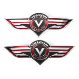 Par Emblemas Tanque Kawasaki Vulcan Classic 1500 800 900