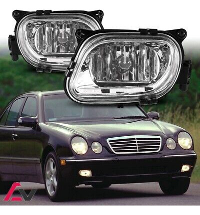 1996-1999 For Mercedes-benz W210 Clear Lens Pair Fog Lig Yyr