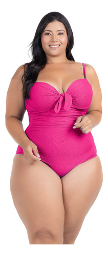 Maio Plus Size Forrado Frente Body Meia Taça Reforçado