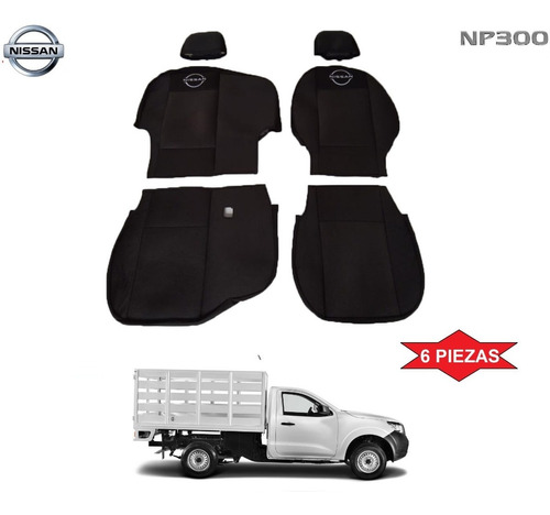 Cubreasientos Nissan Np300 Estaquitas Modelo 2023