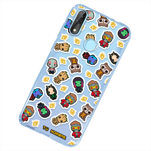 Funda Para Zte Guardianes Galaxia Personalizada Nombre